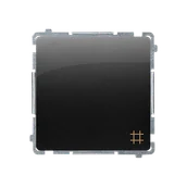 Wyłączniki światła i elektryczne - Wyłącznik krzyżowy BASIC - czarny mat - miniaturka - grafika 1