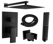 Baterie podtynkowe - Mexen Uno DR72 zestaw prysznicowy podtynkowy, czarny - 71435DR72-70 - miniaturka - grafika 1