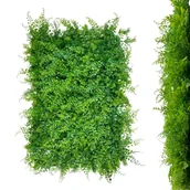 Sztuczne kwiaty - ZIELONA ŚCIANA - PANEL ROŚLINNY Z FILODENDRONEM I ŻYWOTNIKIEM/TUJĄ ZIELONY DWUBARWNY OGRODY WERTYKALNE ZIELONE ŚCIANY - miniaturka - grafika 1