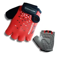 Rękawiczki rowerowe - Rękawiczki rowerowe KITTY Mechanics junior rozm.8 czerwone - miniaturka - grafika 1