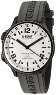 Zegarki męskie - Zegarek U-BOAT 8889 CAPSOIL DOPPIOTEMPO DLC WHITE - miniaturka - grafika 1
