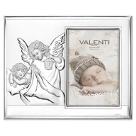 Pamiątka Chrztu Świętego - Ramka dla dziecka srebrna z aniołkiem 10x15 Rozmiar: 10x15 cm SKU: VL51087/3XL - miniaturka - grafika 1