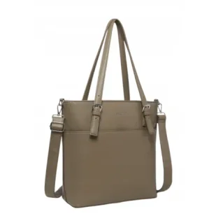 Pojemna Shopperka Torebka Damska Beżowa LUIGISANTO HS66778 Taupe - Torebki damskie Pojemna Shopperka Torebka Damska Beżowa LUIGISANTO HS66778 Taupe - Torebki damskie - miniaturka - grafika 1