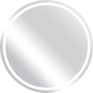 NOWOCZESNE LUSTRO OKRĄGŁE Z PODŚWIETLENIEM LED ŁAZIENKOWE DO SALONU 50CM - Lustra - miniaturka - grafika 1