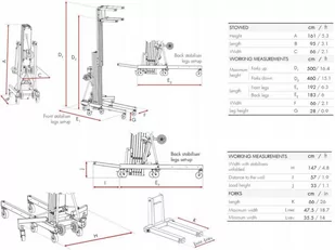 Keltech Podnośnik towarowy z wciągarką z automatycznym hamulcem (maks. wysokość podnoszenia: 5 m, maks. udźwig: 400 kg) 27481906 - Podnośniki - miniaturka - grafika 2