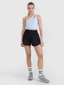 Spodenki damskie - 4F Spodenki treningowe szybkoschnące damskie 4F x Anna Lewandowska - czarne L - miniaturka - grafika 1