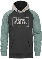 Bluzy męskie - bluza męska HORSEFEATHERS SHERMAN II SWEATSHIRT Gray - miniaturka - grafika 1