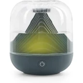 Oczyszczacze powietrza - Miniaturowy nawilżacz powietrza i oczyszczacz powietrza z akumulatorem USB do sypialni i biura, zielony, 700 ml - miniaturka - grafika 1