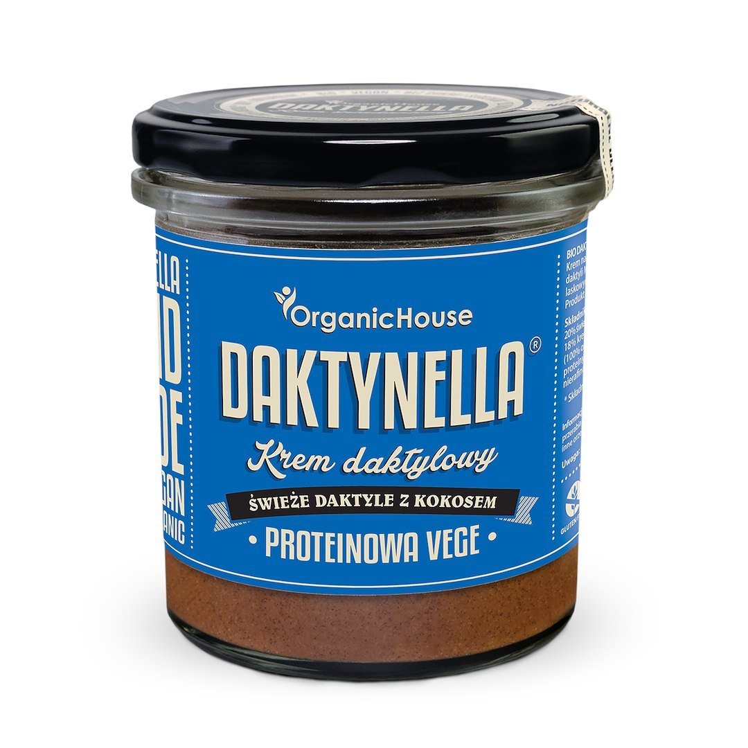 Organic House Krem proteinowy kokos - daktyle medjool 280 g Bio - żywność