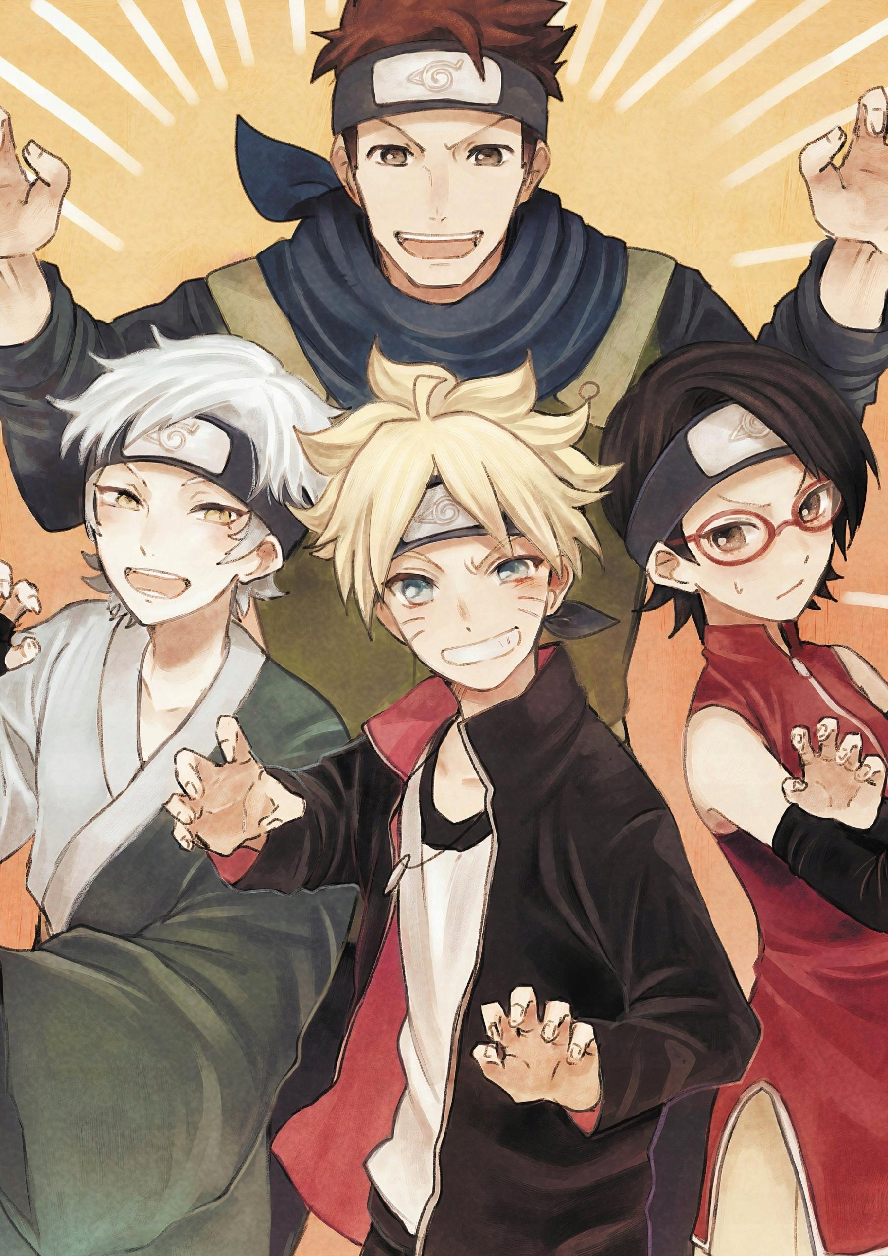 Plakat A1 anime manga Boruto Naruto Next Generation