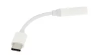 Adaptery i przejściówki - Kabel do słuchawek Audio Jack USB-C 3.5mm Biały 1573-74475_20190401110803 - miniaturka - grafika 1