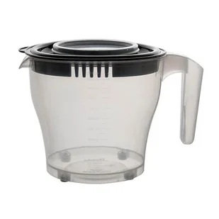 Miska Capri do mieszania antypoślizgowa 2 l z uchwytem szary - Miski i półmiski - miniaturka - grafika 1