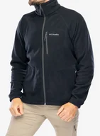 Bluzy sportowe męskie - Polar Columbia Fast Trek II Full Zip Fleece - black - miniaturka - grafika 1