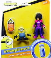 Figurki dla dzieci - Mattel Imaginext Minionki Stuart I Belle Bottom - miniaturka - grafika 1