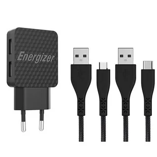 Energizer Hardcase ładowarka sieciowa 2xUSB 2,4A z - Ładowarki do telefonów - miniaturka - grafika 1