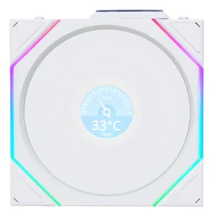 Lian Li Uni Fan TL140 LCD Wireless Obudowa komputera Wentylator 14 cm Biały 1 szt. 14TLLCD1W1W - Wentylatory komputerowe - miniaturka - grafika 1