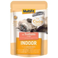 Mokra karma dla kotów - MultiFit It's Me Coco Indoor z indykiem 24x85 g - miniaturka - grafika 1