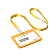 Identyfikatory - Etui na kartę ID / Identyfikator ze smyczą Reap POMARAŃCZOWY - miniaturka - grafika 1