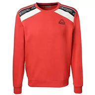 Bluzy męskie - Kappa Męska bluza Curyba, czerwona, M, czerwony, M - miniaturka - grafika 1