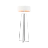 Lampy stojące - Nowoczesna lampa podłogowa LED w kolorze białym MOSS GOLD - miniaturka - grafika 1