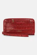 Portfele - Portfel Nobo z saszetką czerwone croco - miniaturka - grafika 1