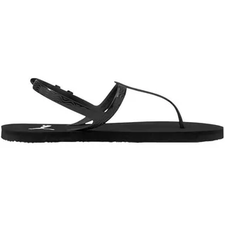 Sandały damskie - Sandały damskie Puma Cozy Sandal Wns czarne 375212 01-37 - grafika 1