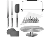 Akcesoria i części do robotów kuchennych - Zestaw akcesoriów do dekorowania tortów KENWOOD KWSD100 Srebrny - miniaturka - grafika 1