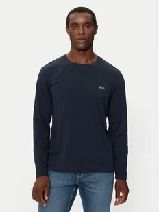 Boss Longsleeve Mix&Match 50515390 Granatowy Regular Fit - Koszulki męskie - miniaturka - grafika 1