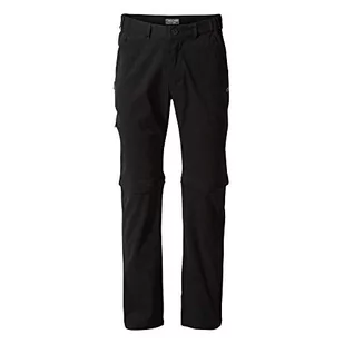 Craghoppers Męskie spodnie trekkingowe Kiwi Pro Conv Trs Czarny 34W Regular - Spodenki męskie - miniaturka - grafika 1