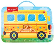 Zestawy szkolne - Zestaw artystyczny dla dzieci Keyroad Autobus 54 elementy - miniaturka - grafika 1
