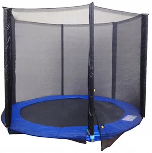 Siatka do Trampoliny Ochronna Zewnętrzna Mocna KUBISPORT 305 cm - Zabawki i gry sportowe - miniaturka - grafika 1