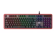 Klawiatury - Havit KB865L RGB czarna - miniaturka - grafika 1