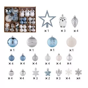 Komplet Bombek 60 Szt W Opakowaniu Bsn16 - Bombki - miniaturka - grafika 1