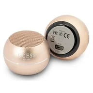 Głośniki przenośne - Guess GUWSALGED Złoty - miniaturka - grafika 1