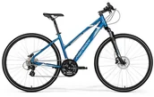 Rowery - Rower damski crossowy Merida Crossway 15-D lady XS (39) blue (steel blue/white) - miniaturka - grafika 1