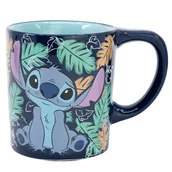 Kubki dla dzieci - Disney Stitch - Nieprzewracalny kubek ceramiczny Dropsafe z kolekcji Ohana 300 ml - miniaturka - grafika 1