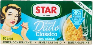 Kostki rosołowe Dado per Brodo Classico -30% di sale 10szt Star włoskie - Przyprawy i zioła sypkie - miniaturka - grafika 1