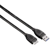 Kable USB - Hama 0.75m USB 3.0 A/USB 3.0 Micro B m/m kabel USB (00053749) - miniaturka - grafika 1