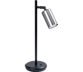 Lampy stojące - Sollux SL.1373 - Lampa stołowa WINX 1xGU10/10W/230V czarna/chrom - miniaturka - grafika 1