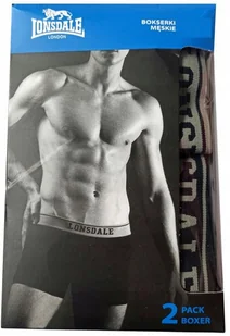Lonsdale Majtki Bokserki wielokolorowy rozmiar L - Majtki męskie - miniaturka - grafika 1
