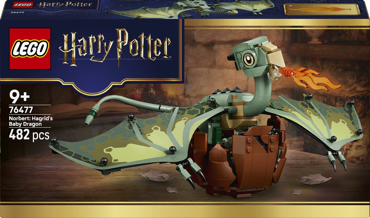LEGO Harry Potter Norbert: mały smok Hagrida 76477