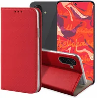 Etui i futerały do telefonów - ETUI Z KLAPKĄ DO SAMSUNG GALAXY A36 5G / A56 5G CZERWONE MAGNETYCZNE KABURA - miniaturka - grafika 1