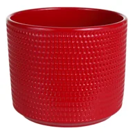 Donice - Osłonka ceramiczna cylinder calla 12 cm czerwona Cermax - miniaturka - grafika 1