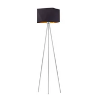 Lampy stojące - LYSNE, lampa podłogowa KANTON GOLD, czarny ze złotym wnętrzem - miniaturka - grafika 1
