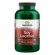Suplementy naturalne - Lecytyna 1200 mg/180 kaps. (Swanson) - miniaturka - grafika 1