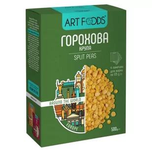 Groszek łuskany "Art Foods" 4x125g - Kasza - miniaturka - grafika 1