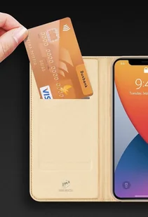 Dux Ducis Skin Pro kabura etui pokrowiec z klapką iPhone 12 Pro / iPhone 12 czarny - Etui i futerały do telefonów - miniaturka - grafika 18