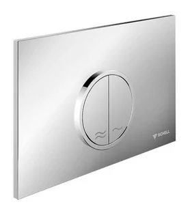 Schell Płytka przyciskowa do WC Montus Circum 23x6,5x15 cm, chrom 031190699 - Przyciski spłukujące - miniaturka - grafika 1