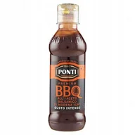Majonezy i dressingi - Krem sos balsamiczny BBQ Ponti 250 g - miniaturka - grafika 1