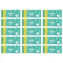 Pampers Chusteczki nawilżane pielęgnacyjne Fresh Clean zestaw 15 x 80 szt. - Chusteczki nawilżane - miniaturka - grafika 1